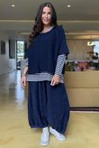 Conrad Layer Knit Navy